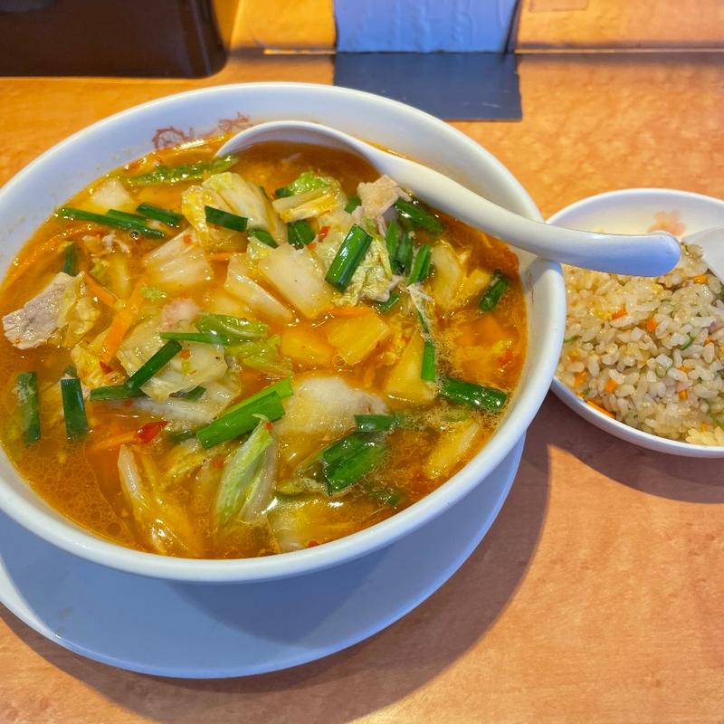 スタミナラーメン半チャーハンセット(天理スタミナラーメン 平城店 )