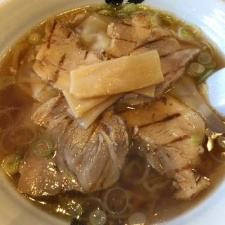 チャーシュー海老ワンタン麺(花鳥風月 鶴岡店)
