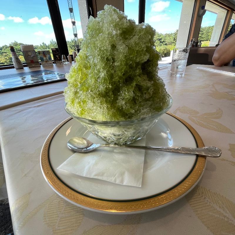 かき氷　抹茶(泉カントリー倶楽部 レストラン )