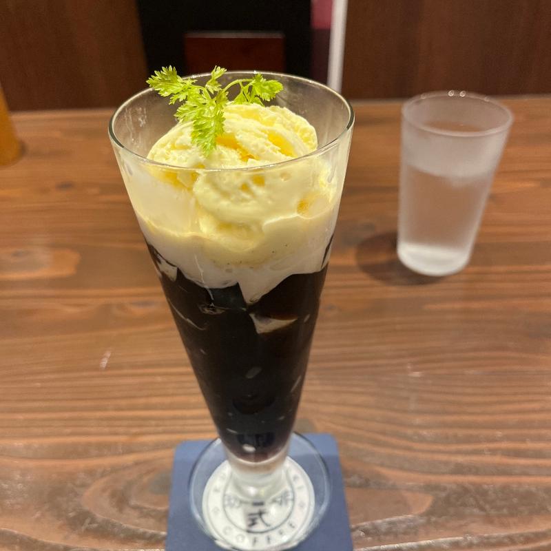 コーヒーゼリー(倉式珈琲店 広島本通店)