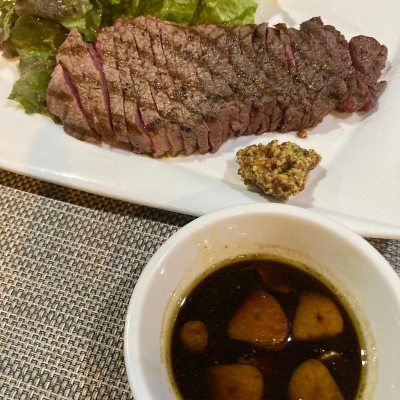 牛肩ロースのガーリックソース(ナルズ レシピ)