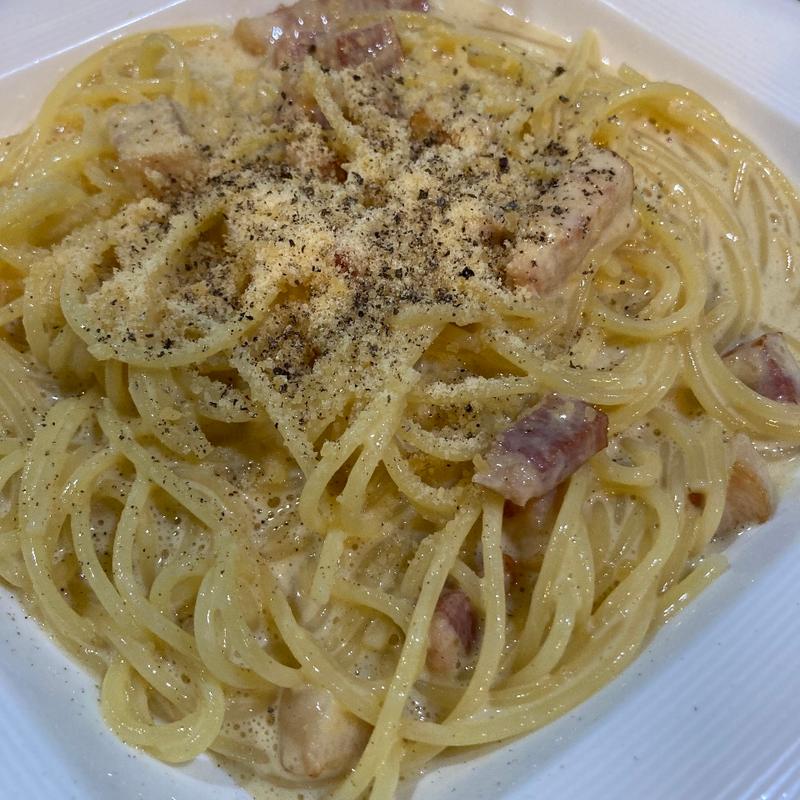 厚切りベーコンのカルボナーラ(ナルズ レシピ)