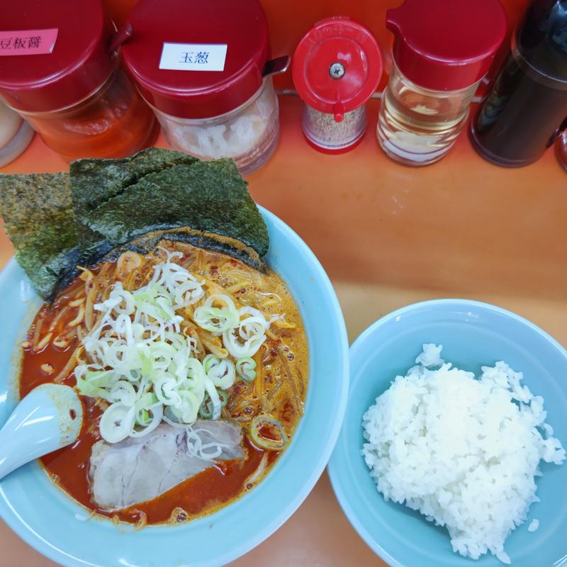 豚骨辛子味噌ラーメン(鹿島家 石川町店)