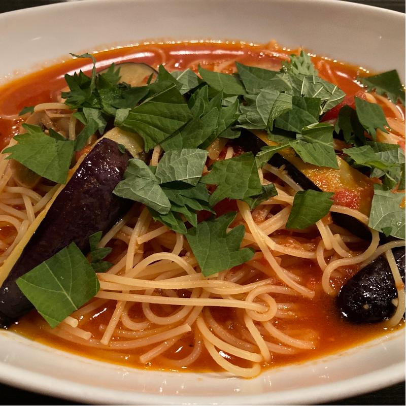 大葉とナス(洋麺亭 長野若里店 )