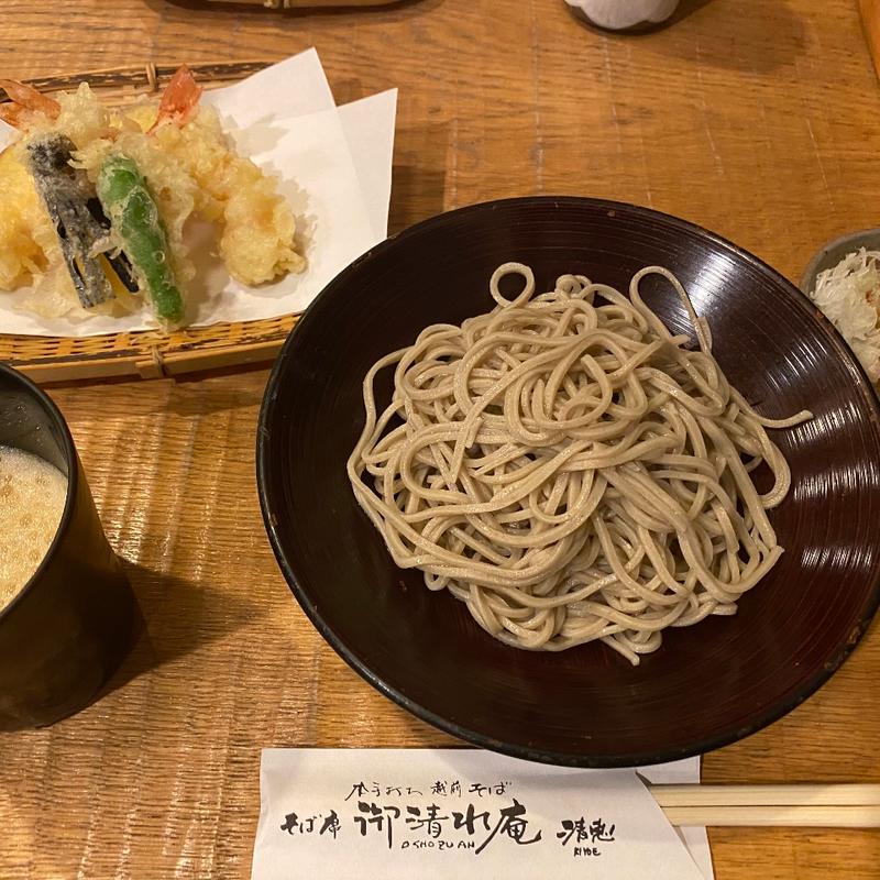 天ぷらおろしそば(御清水庵 清恵 （おしょうずあんきよえ）)