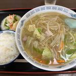 タンメン+半ライス(ちんや食堂 )