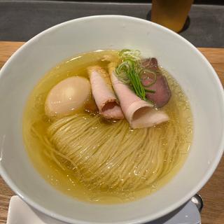 地鶏光麺 艶塩味卵(支那そば 鋳(ちう))