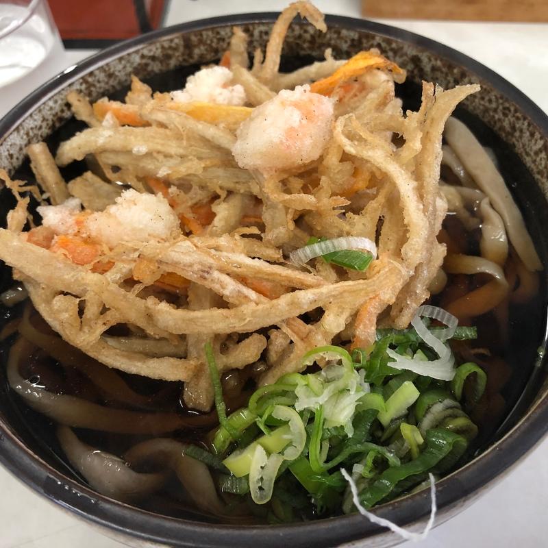 ごぼう天蕎麦(いずみ食堂)