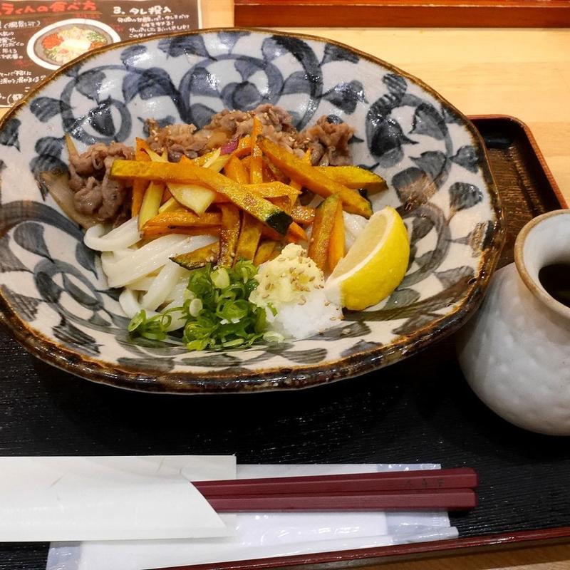 和牛肉ぶっかけうどん(千舟屋(ちぶねや))