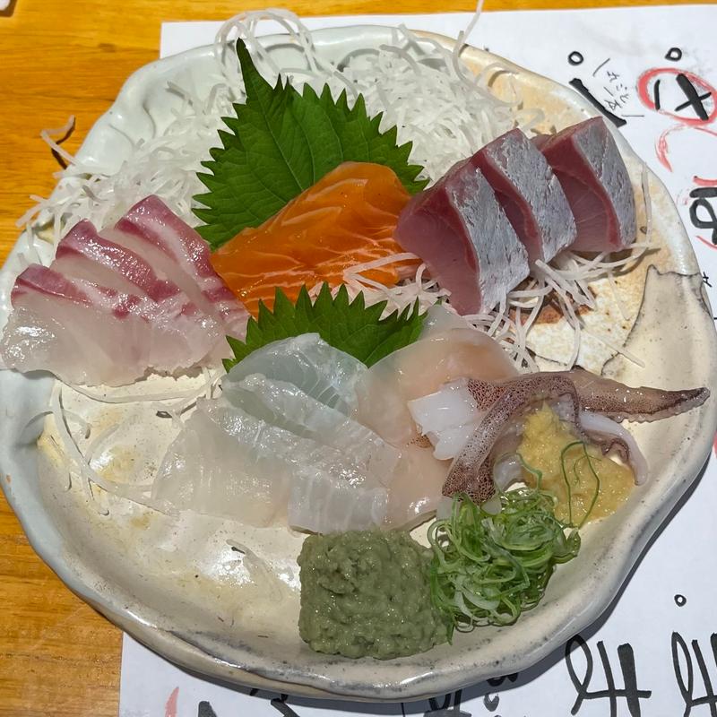 刺身盛り5種(地魚屋台　とっつぁん 福島店 )