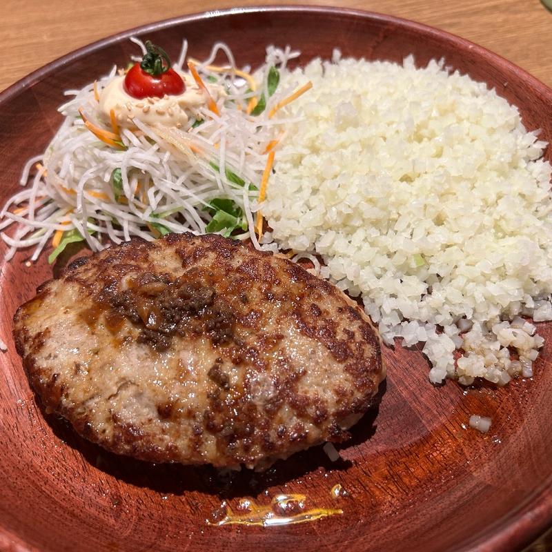 レギュラーバーグディッシュ　カリフラワーライス(びっくりドンキー 中葛西店)