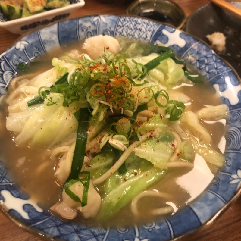 もつ煮ちゃんぽん　しょうゆ(浮雲)