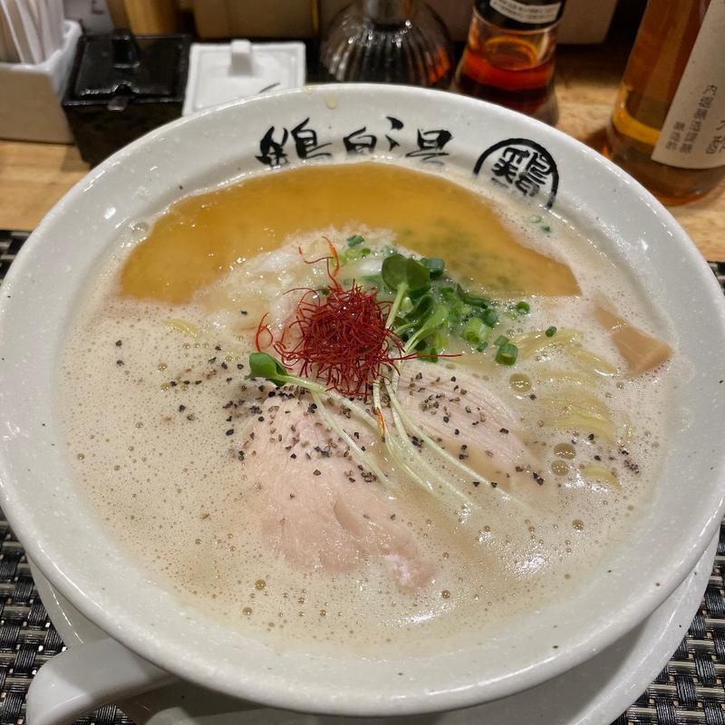 濃厚鶏白湯ラーメン(らーめん泉鶏白湯 鶏神)