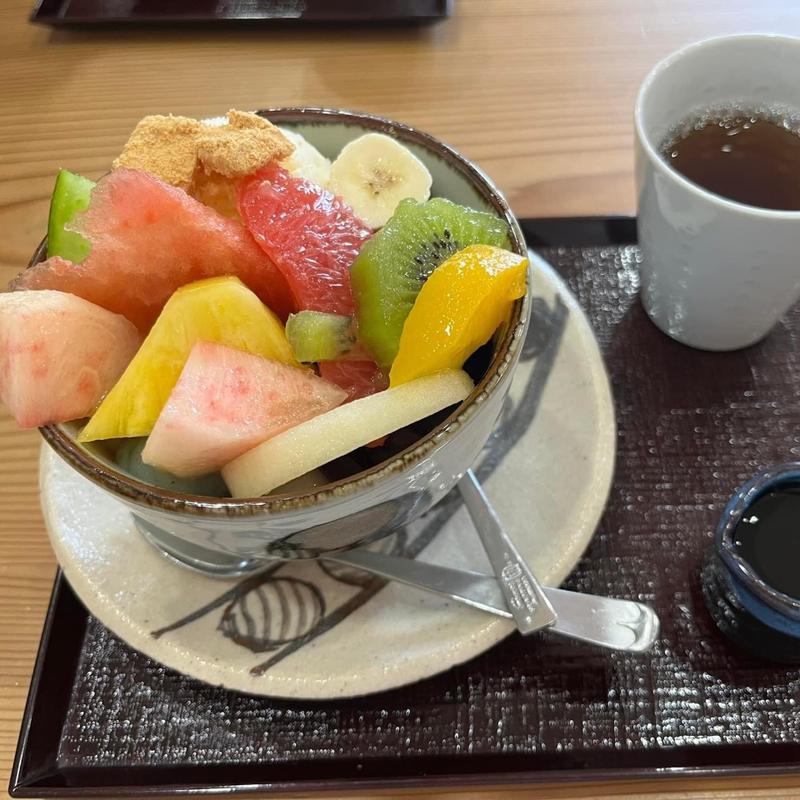 白玉クリームあんみつ(あんみつ屋カフェ)