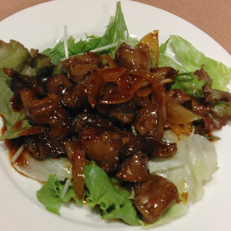 砂肝ピリ辛炒め(まるはば)