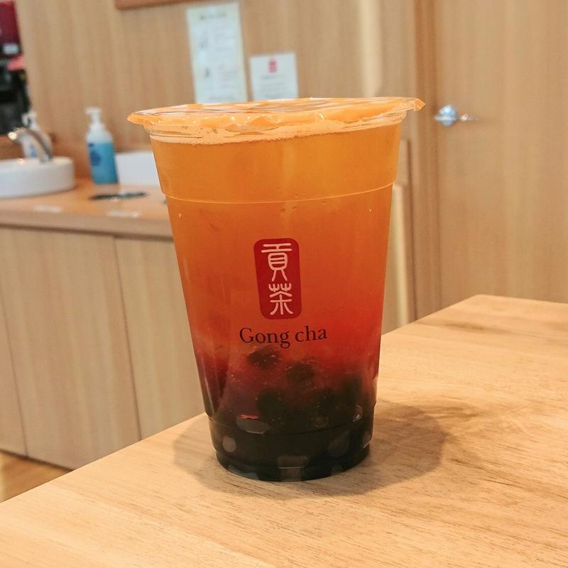ぎゅぎゅっとピーチ ティーエード(ゴンチャ センター北店 (Gong cha))