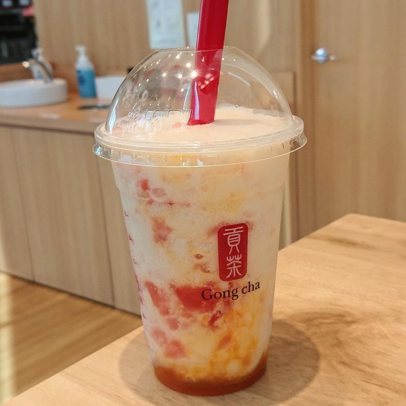 ぎゅぎゅっとピーチ フローズンティー(ゴンチャ センター北店 (Gong cha))