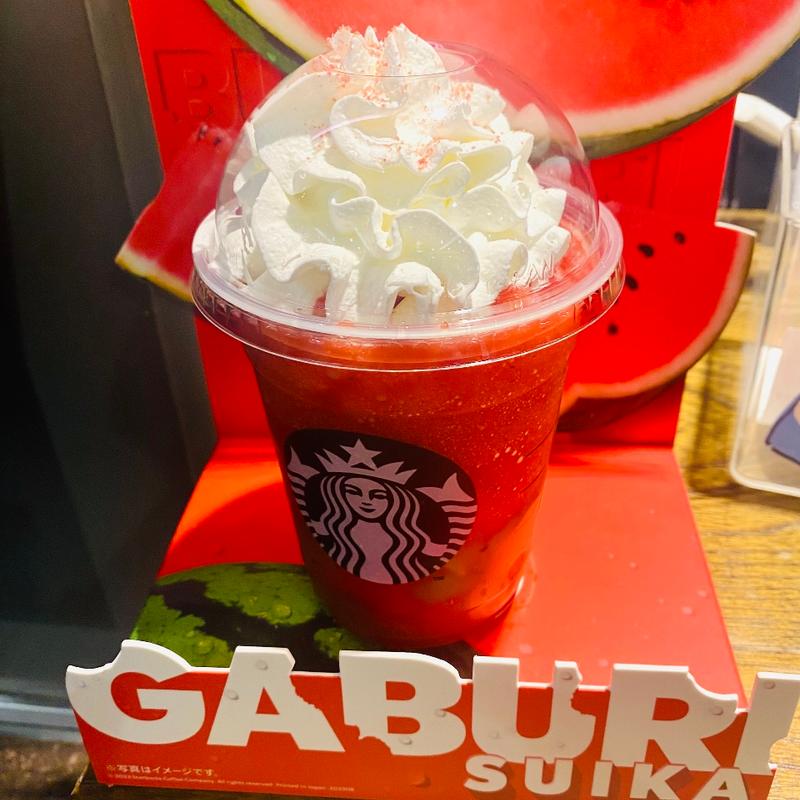 GABURI スイカフラペチーノ(スターバックス コーヒー イオンモールナゴヤドーム前フードコート店)