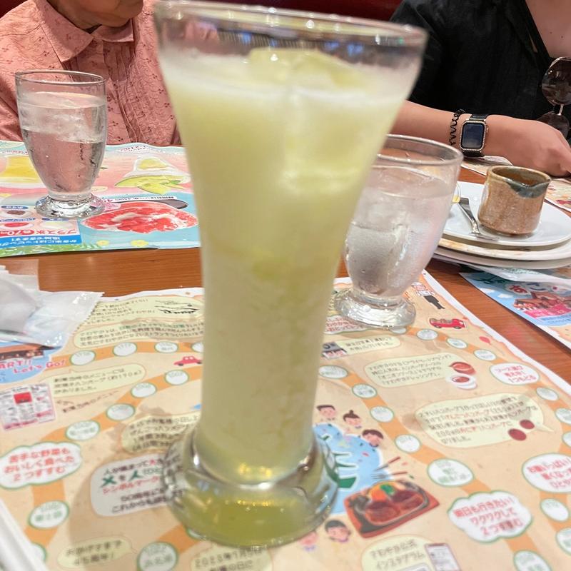 メロンジュース(炭焼き さわやか　浜松和合店)