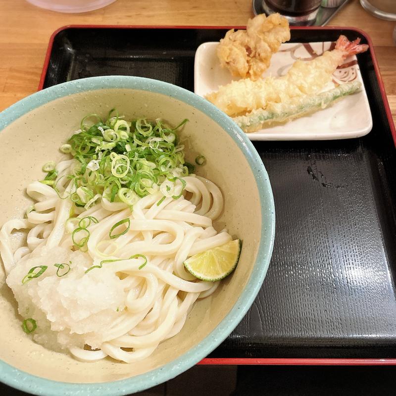 冷並天ぷらおろし醤油(おにやんま 中目黒店)