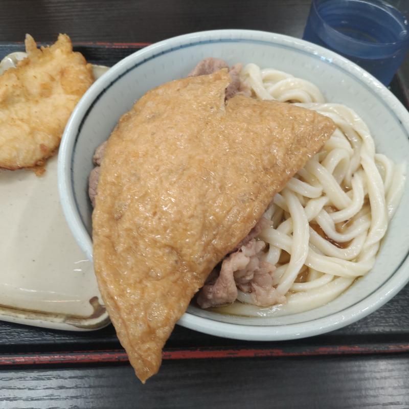 肉ぶっかけうどん(讃岐うどん こがね 高松桜町店)