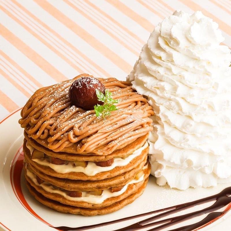 モンブランクリームパンケーキ(エッグスンシングス　横浜山下公園店)