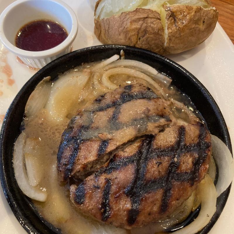 シズラーハンバーグステーキ(シズラー 桜新町店)