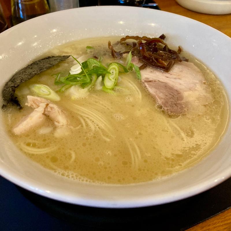 濃厚白そば（白湯）(中華そばみはし)