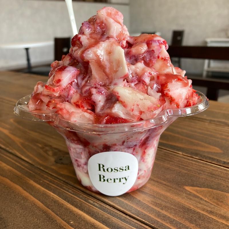 削りいちご(Rossa Berry (ロッサベリー)いちご農村カフェ)
