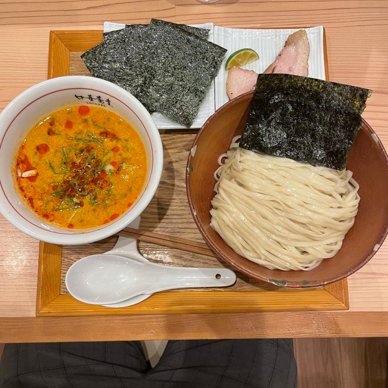 濃厚坦々つけ蕎麦(中華蕎麦 時雨)