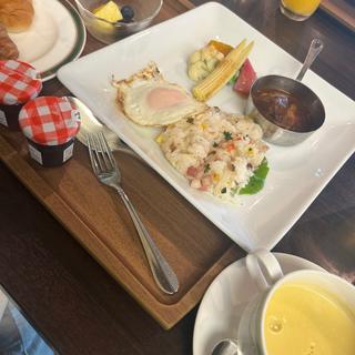 2日目朝食メニュー(グリル)
