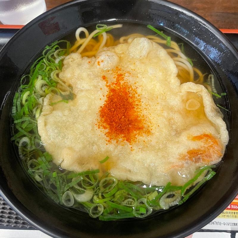 天ぷらそば(えきそば大手前店)