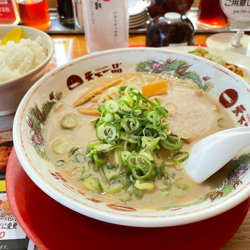 豚キムチセット（こってりラーメン）(天下一品 御殿浜店 )