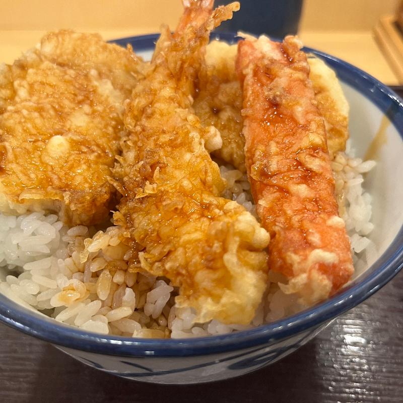 海老とり天丼(天丼てんや 海浜幕張店)