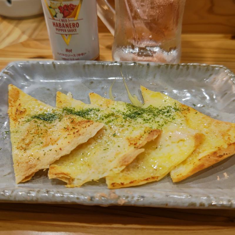 明太マヨピザ(一軒め酒場 上大岡店)