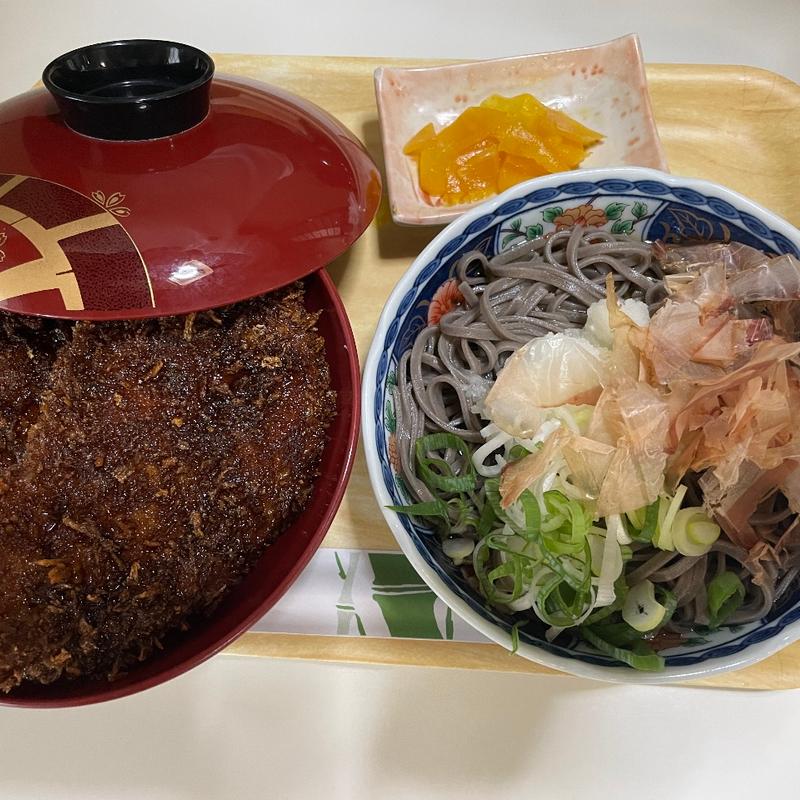 ソースカツ丼越前そばセット(十阡萬 金津店 （ジュッセンマン）)