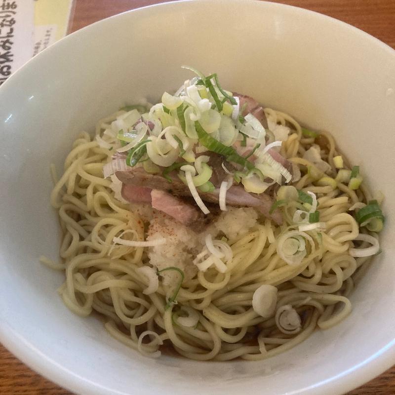 ごま油香るぶっかけ冷やしおろしまぜそば細麺(栃木中華そば 神志)