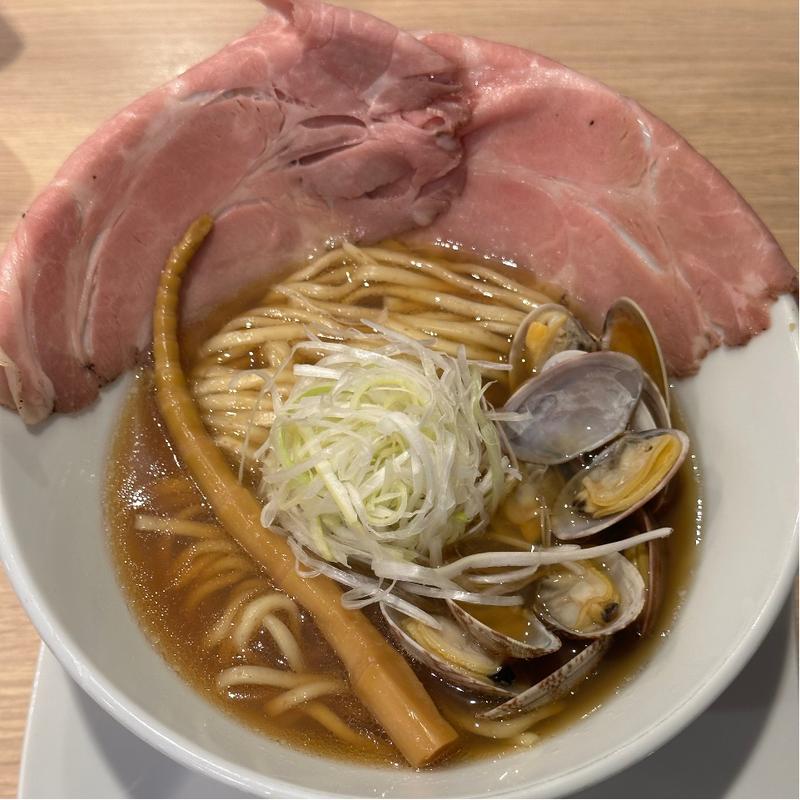 あさりラーメン(くそオヤジ最後のひとふり 天満店)