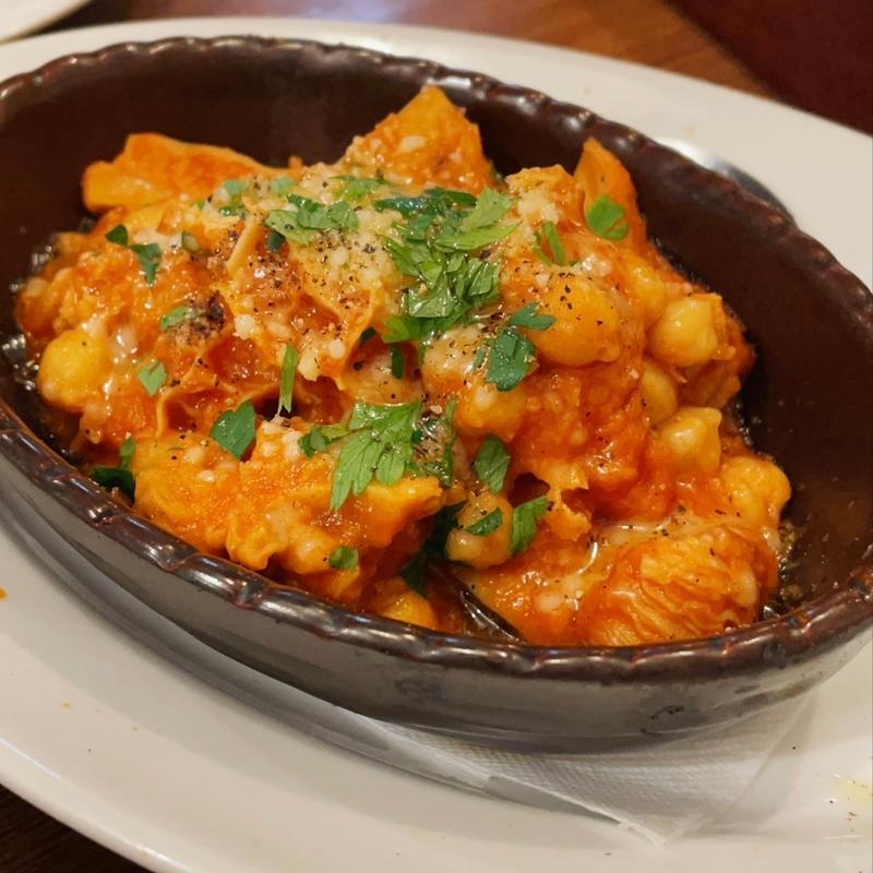 トリッパのトマト煮込み(ピッツェリア エ トラットリア ダ マサニエッロ)