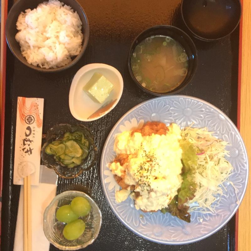 チンキ南蛮定食(御食事処つむぎ )