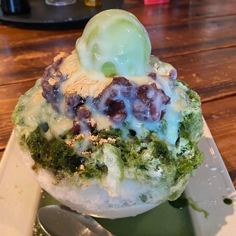 抹茶かき氷(Gallery&Cafe　Contrail （ギャラリー&カフェ コントレール）)