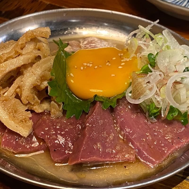 肉刺し盛り(メジロオシ)