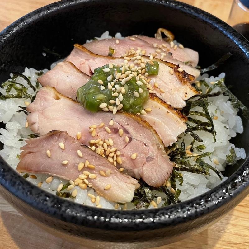 赤鶏わさび丼（小）(鶏そば あらた)