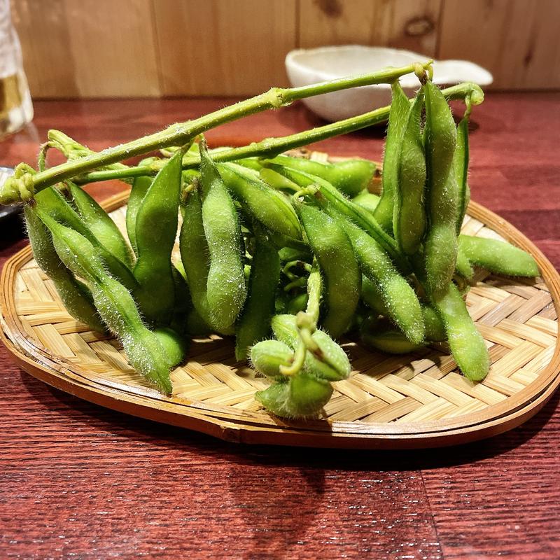 塩ゆで茶豆(めし さけ おもや)