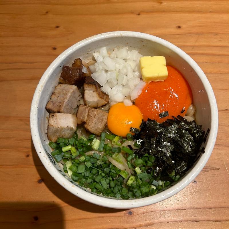 明太バターまぜそば(HANAMICHI 新栄店)