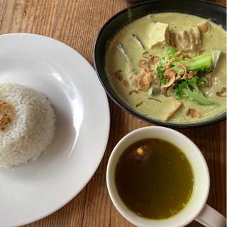 グリーンカレーセット(Asian Cafe & Diner Vivid Ajia)