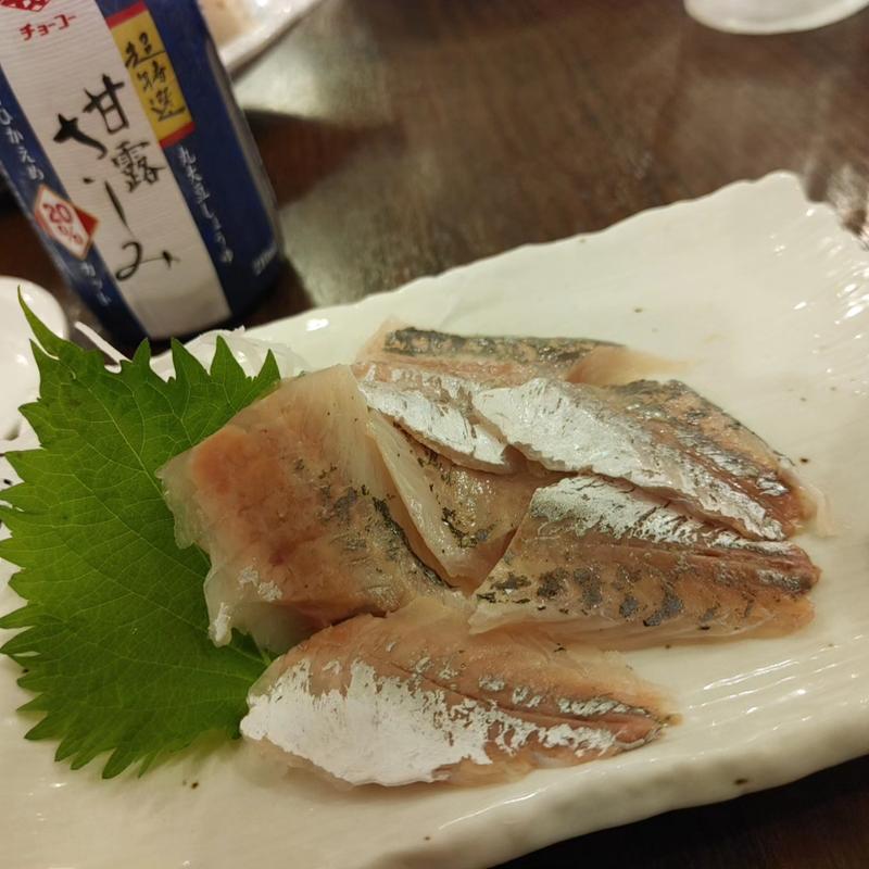 松浦アジの刺身(まうまう四ツ谷 長崎歳時記)