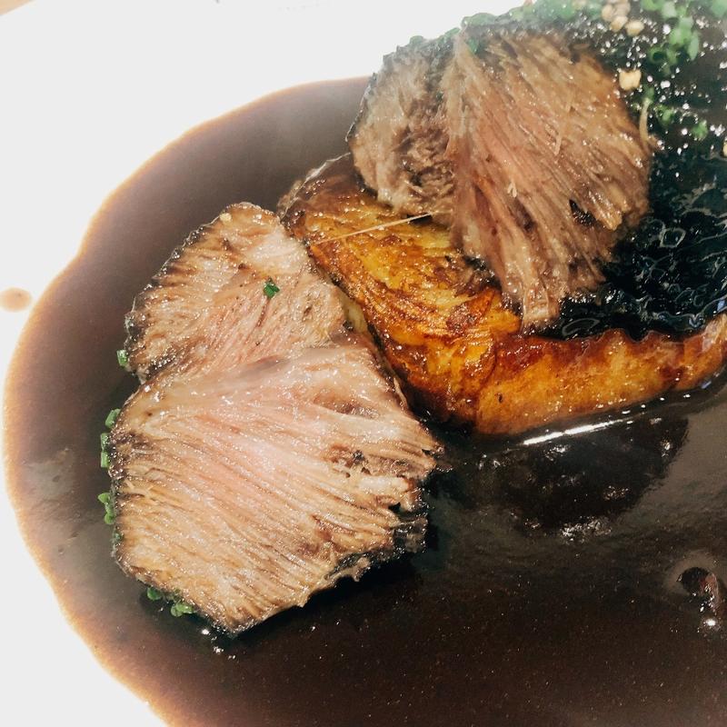 和牛頰肉の赤ワイン煮(ラ・ターブル・ド・ヤマサキ)