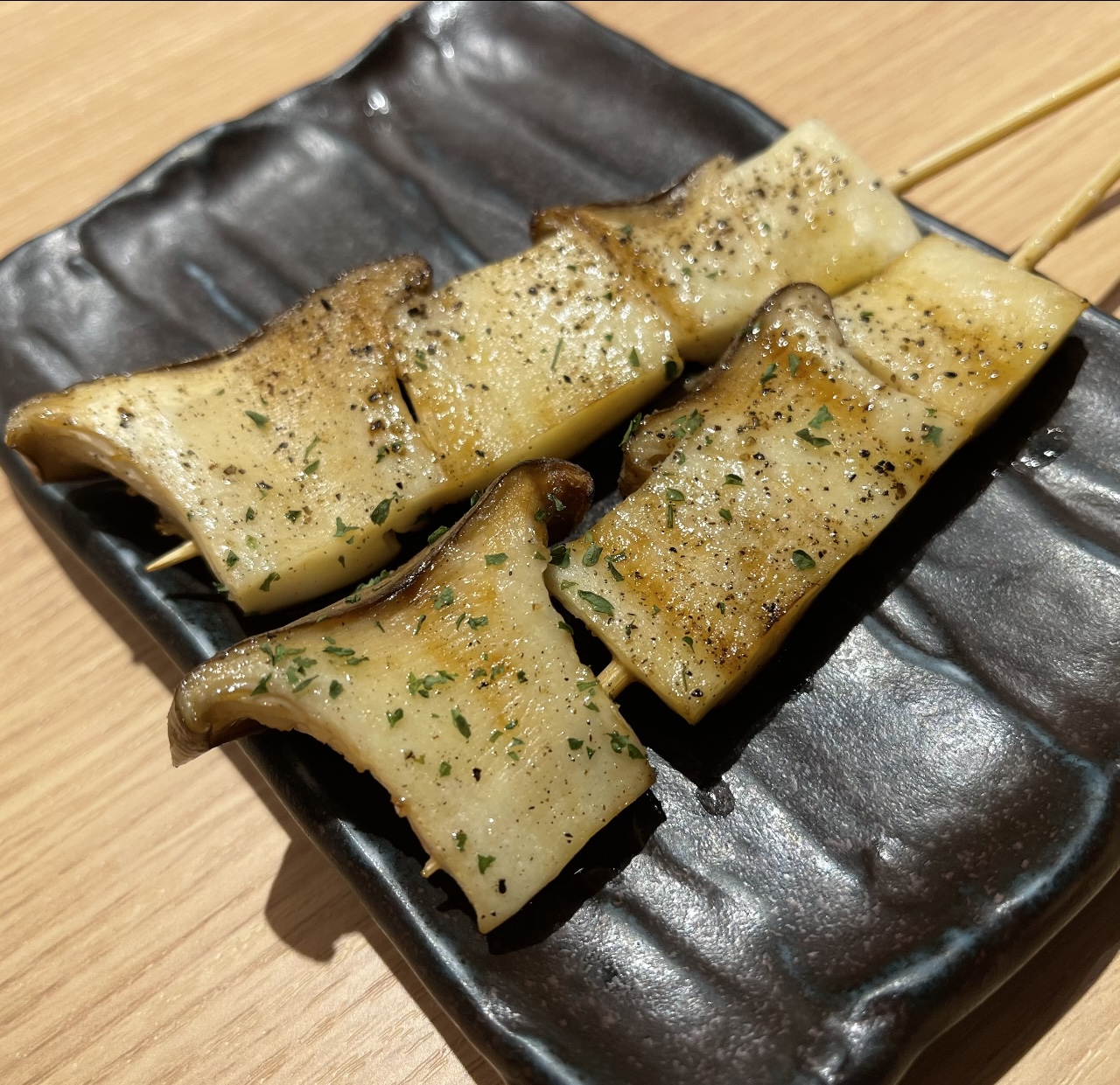 笑顔のエリンギ エリンギ(焼き鳥 きんざん 住吉店)の口コミ一覧 | No.1のメニューが