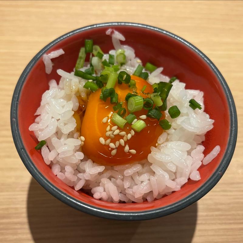 自家製漬け卵かけごはん(焼き鳥　きんざん　住吉店)